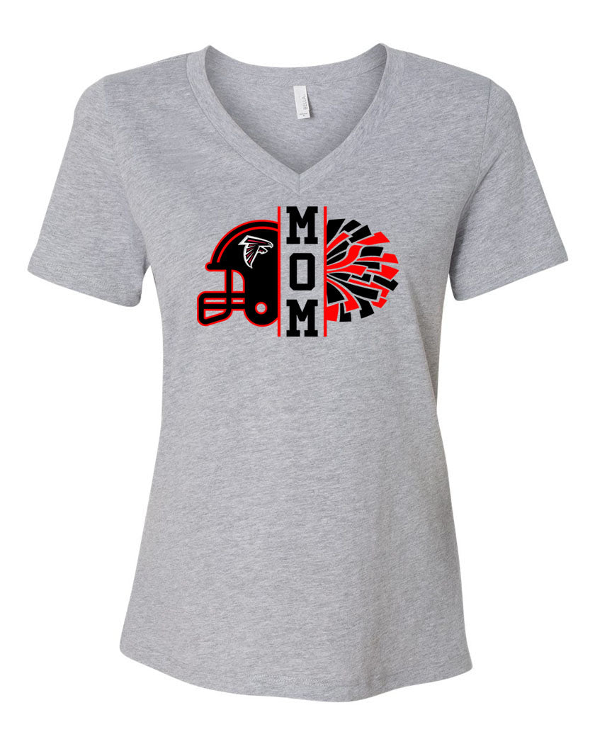 Falcons Cheer V-neck T-Shirt Design 2