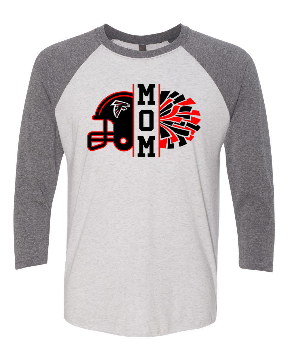 Falcons Cheer raglan shirt Design 2