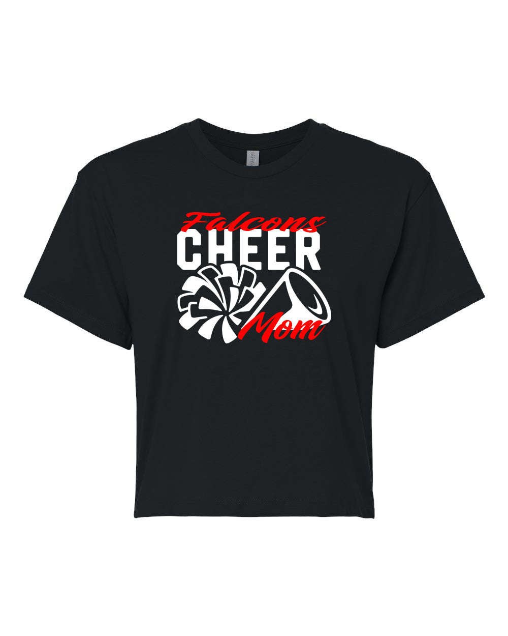 Falcons Cheer Crop Top Design 3