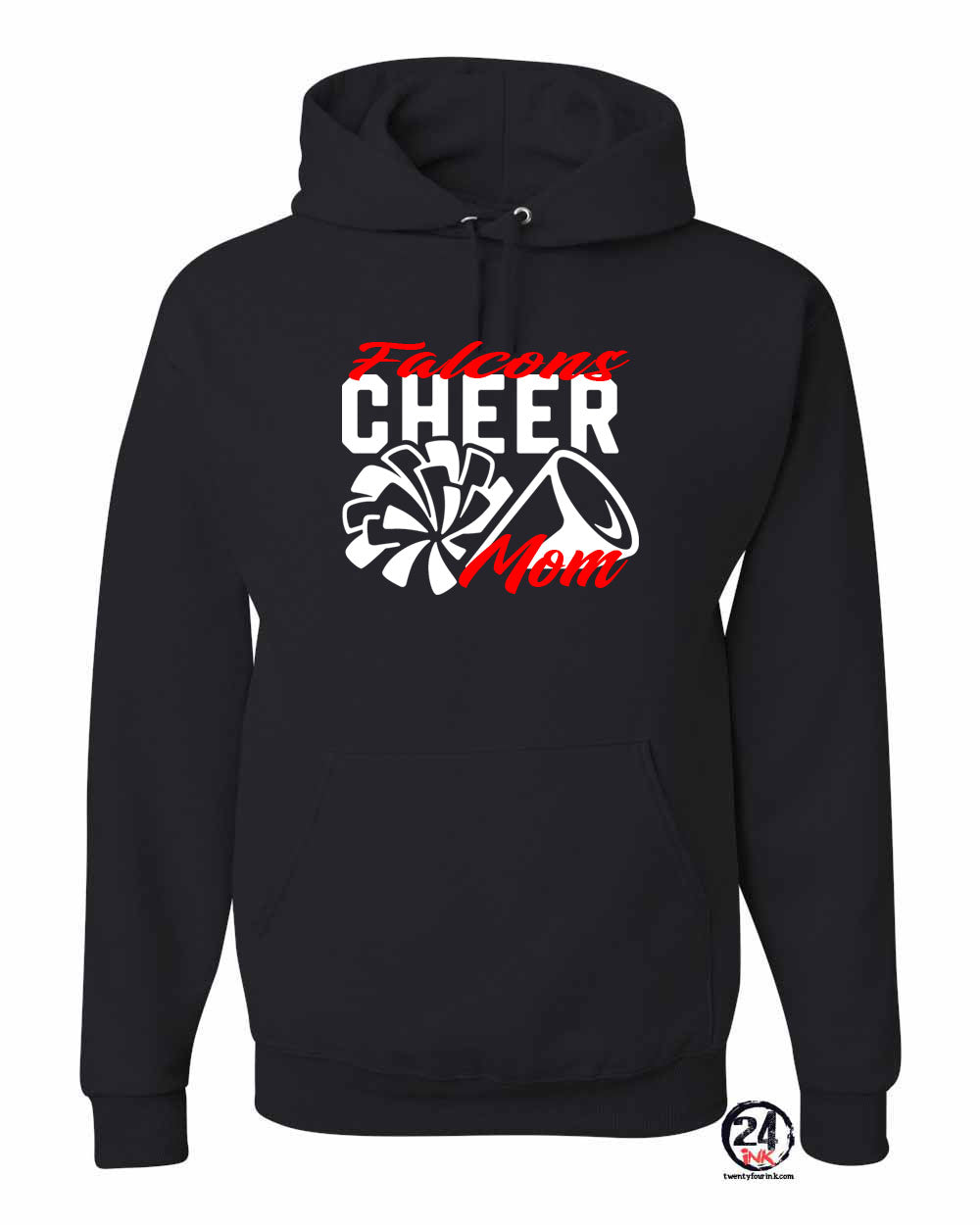 Falcons Cheer Hooded Sweatshirt Design 3