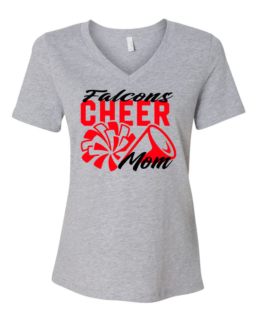 Falcons Cheer V-neck T-Shirt Design 3