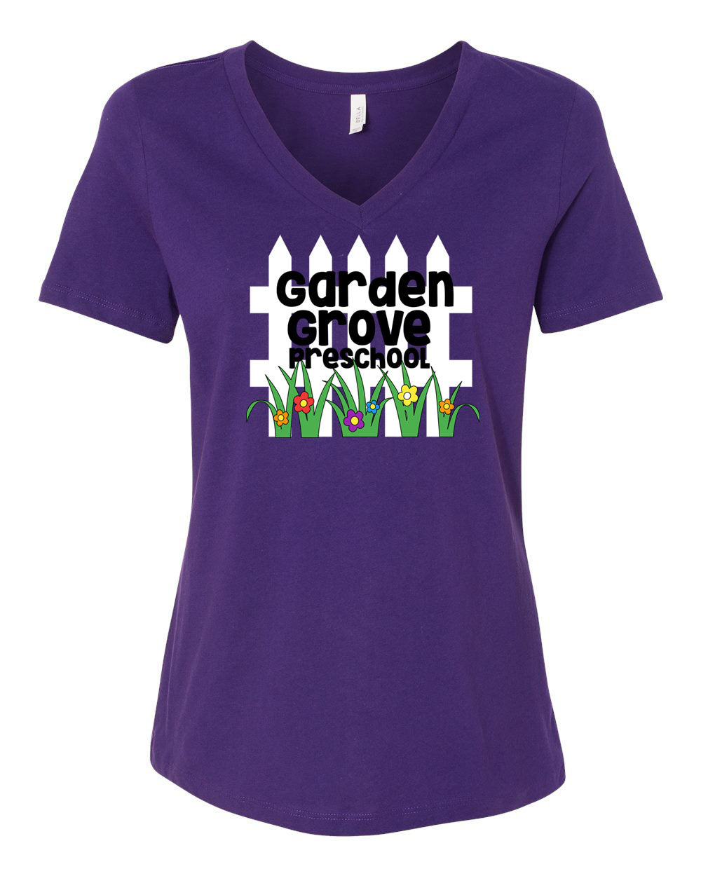 Garden Grove V-neck T-Shirt Design 1
