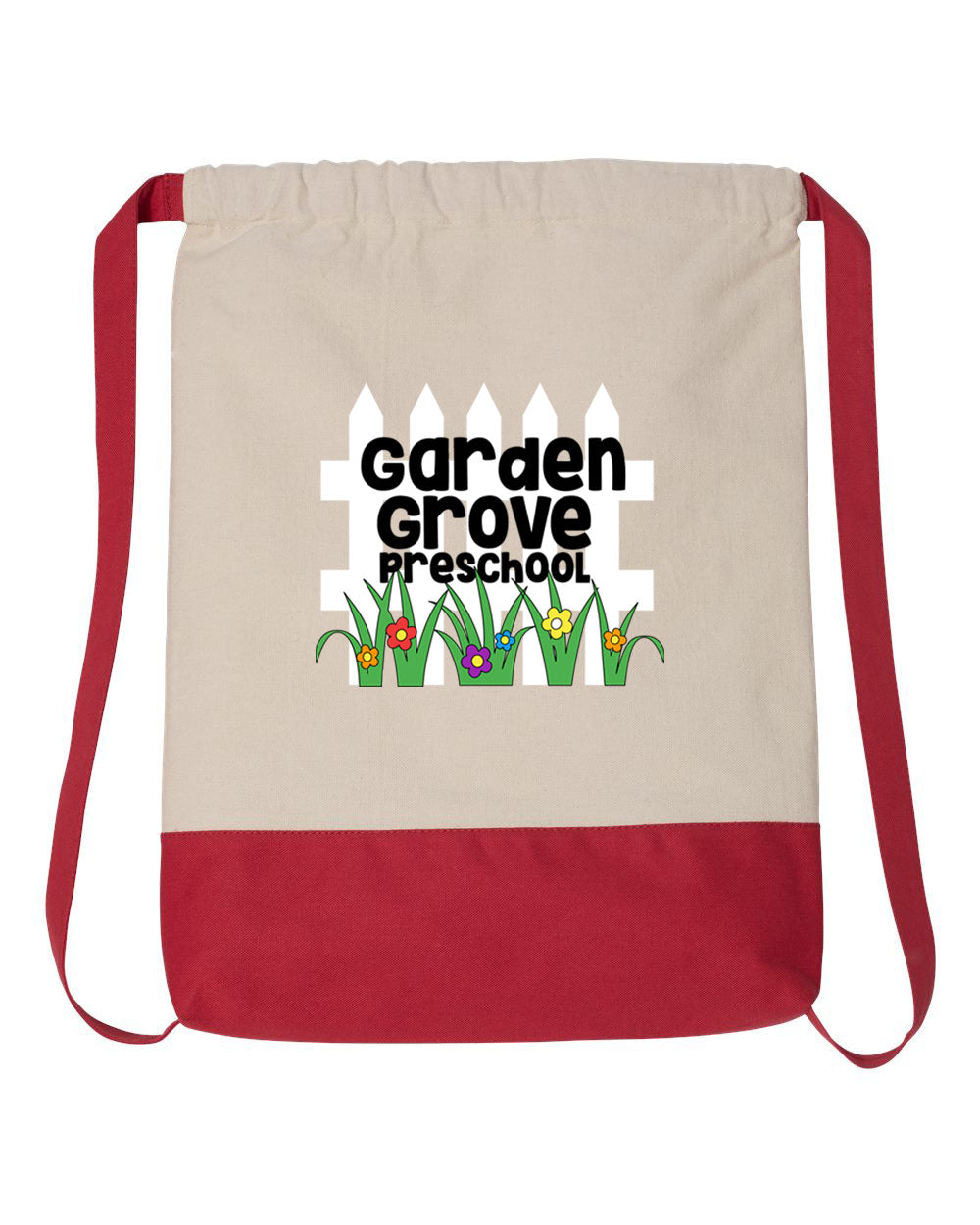 Garden Grove Drawstring Bag Design 1