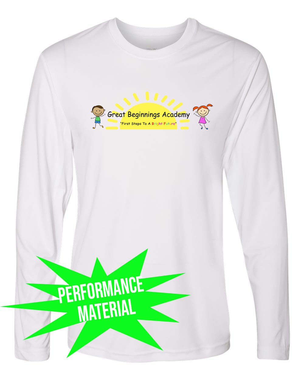Great Beginnings Performance Material Design 1 Long Sleeve Shirt
