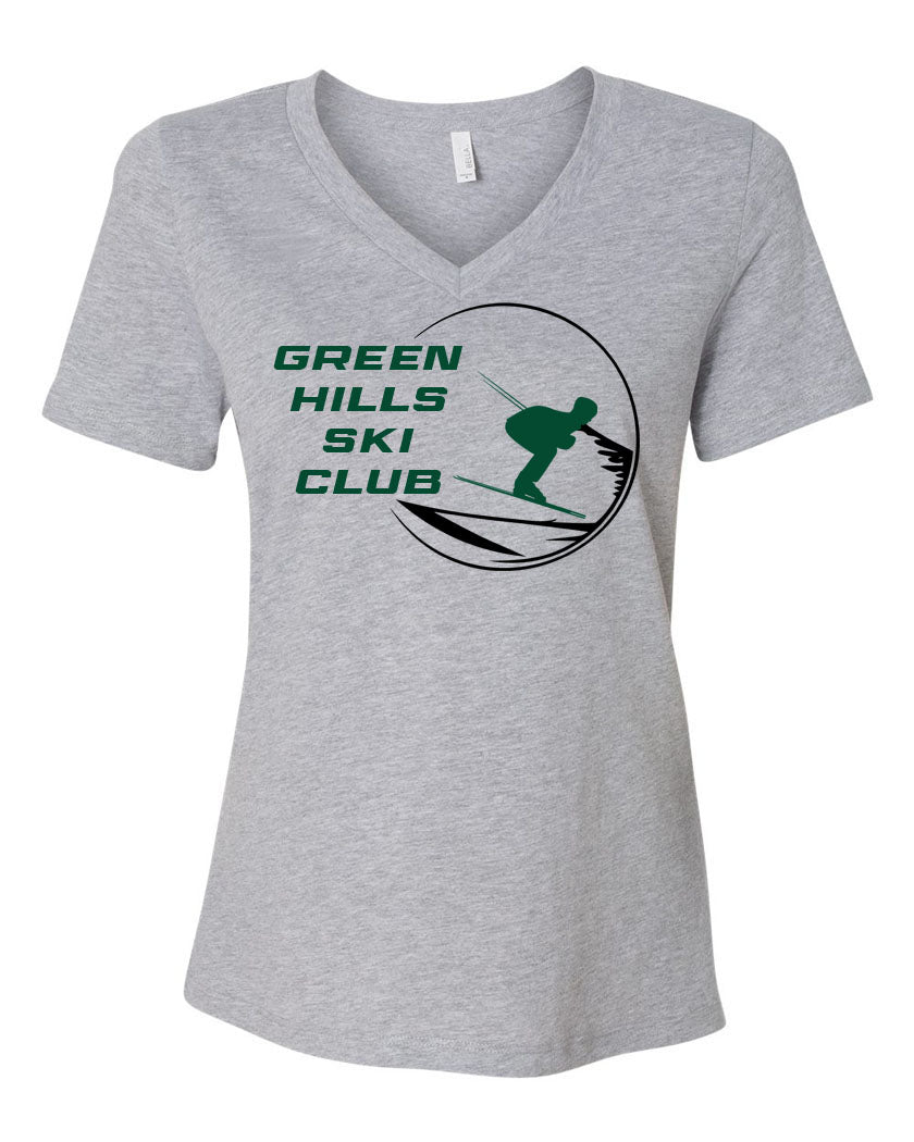 Green Hills Ski Club Design 1 V-Neck