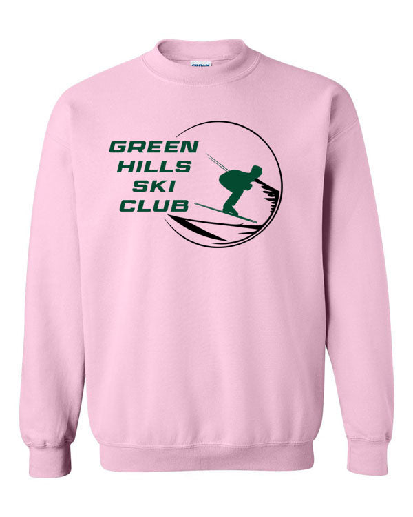 Green Hills Ski Club Design 1 non hooded sweatshirt