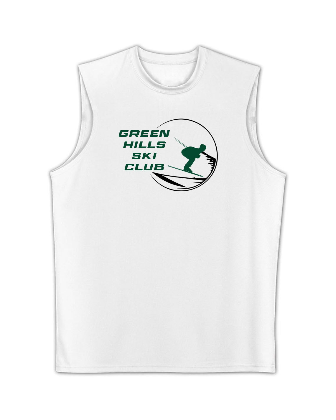 Green Hills Ski Club Design 1 Men's Performance Tank Top