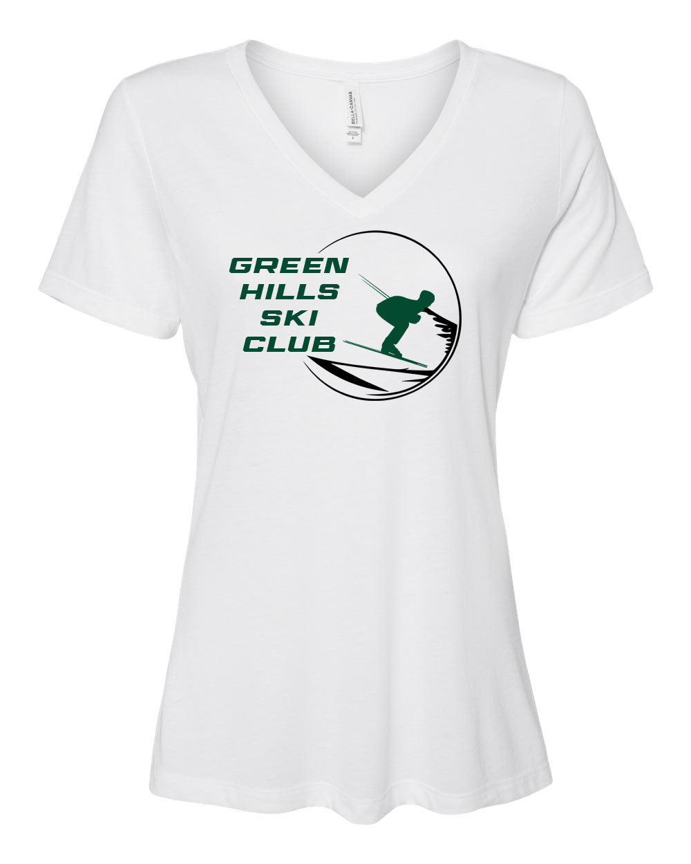 Green Hills Ski Club Design 1 V-Neck