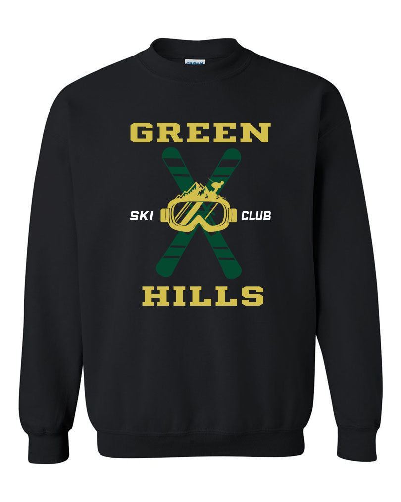 Green Hills Ski Club Design 2 non hooded sweatshirt