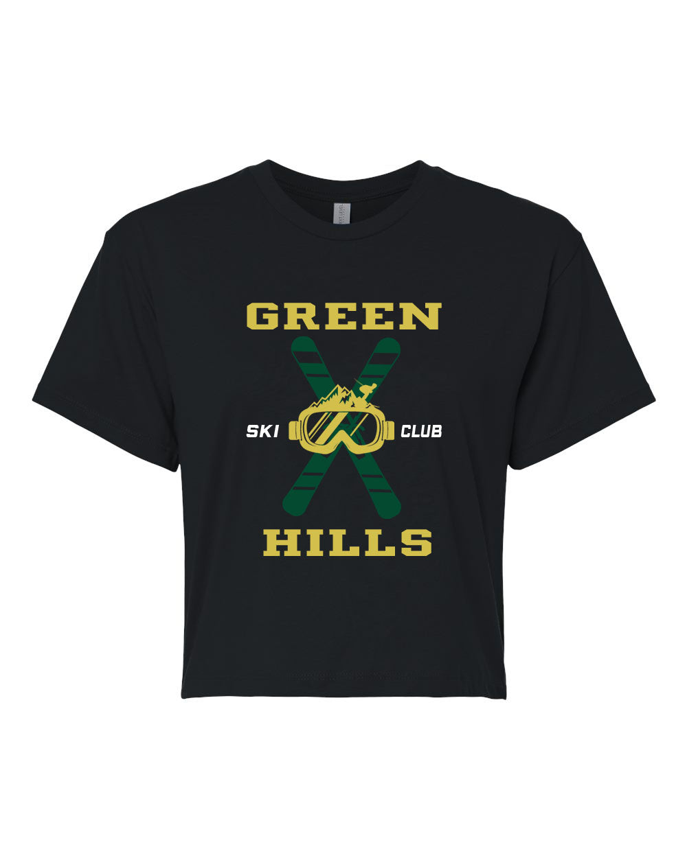 Green Hills Ski Club Design 2 crop top