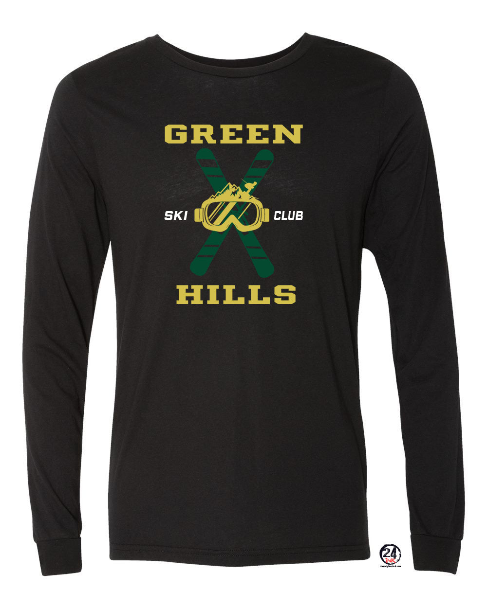 Green Hills Ski Club design 2 Long Sleeve Shirt