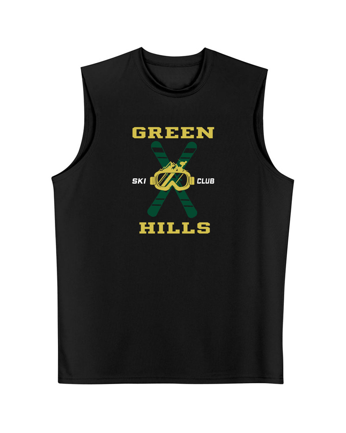 Green Hills Ski Club Design 2 Men's Performance Tank Top
