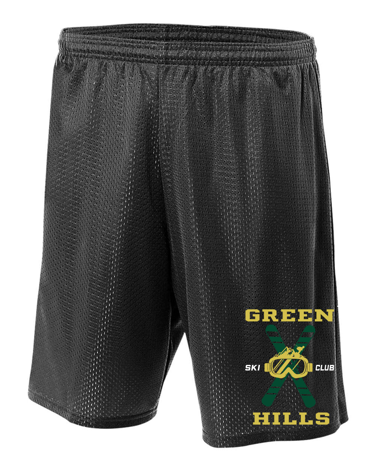 Green Hills Ski Club Design 2 Mesh Shorts