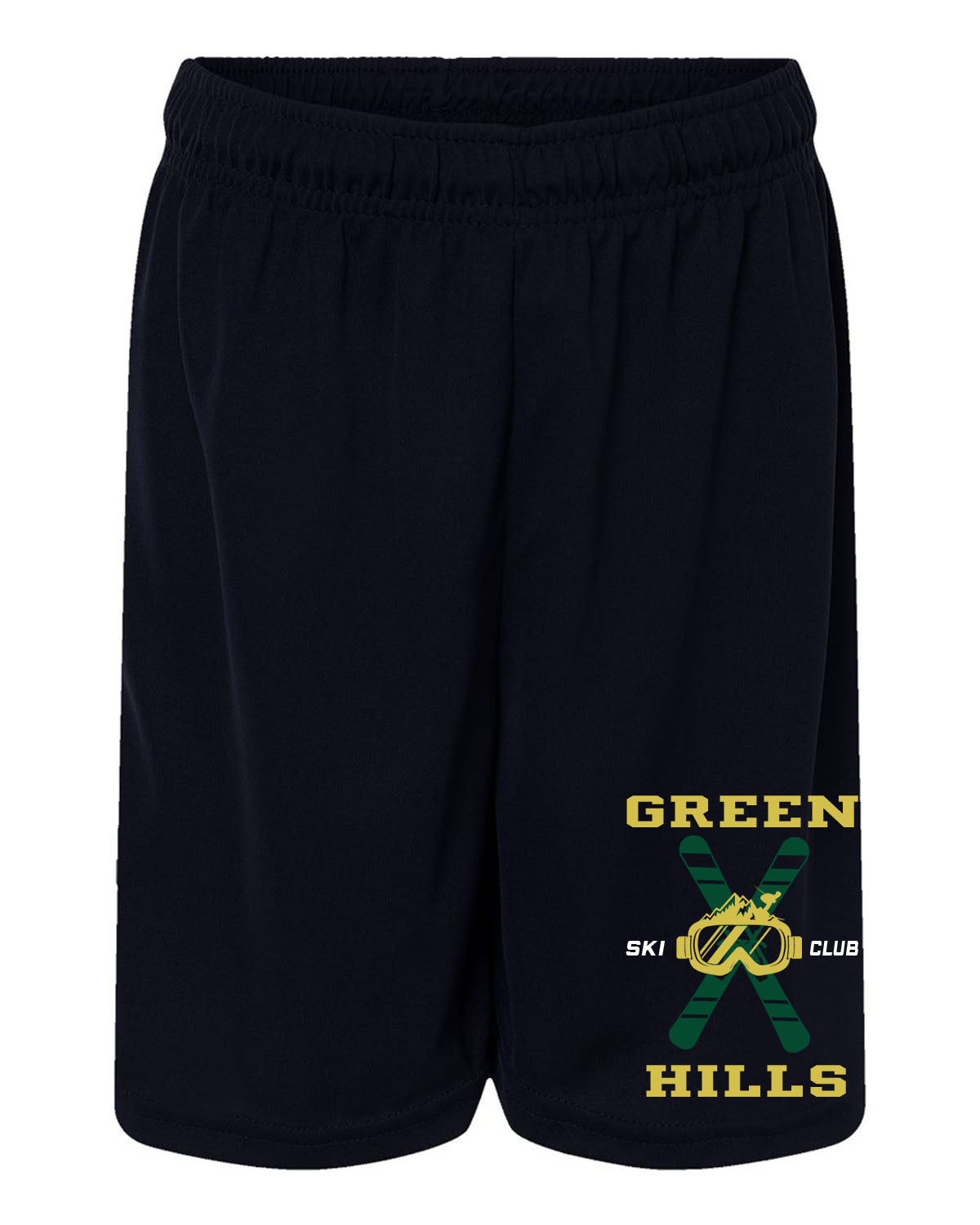 Green Hills Ski Club Design 2 Performance Shorts