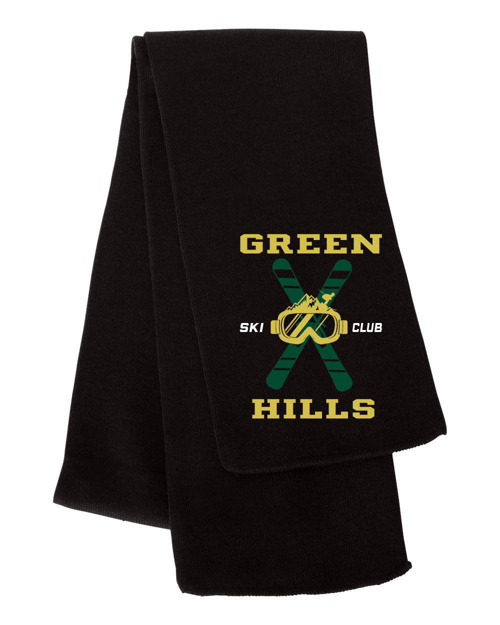 Green Hills Ski Club design 2 Scarf