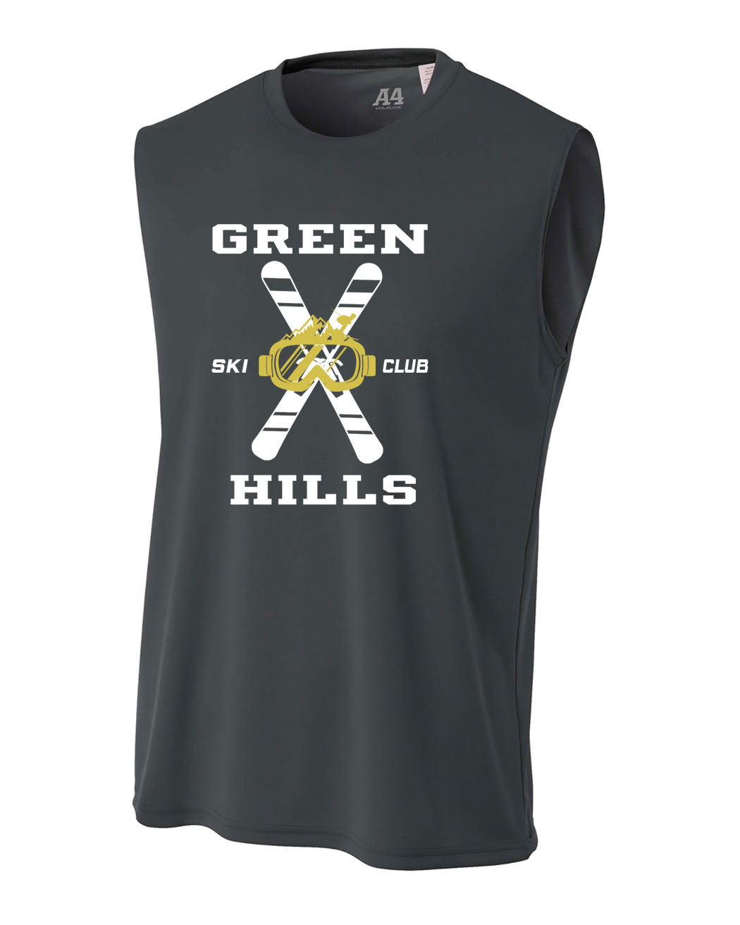 Green Hills Ski Club Design 2 Men's Performance Tank Top