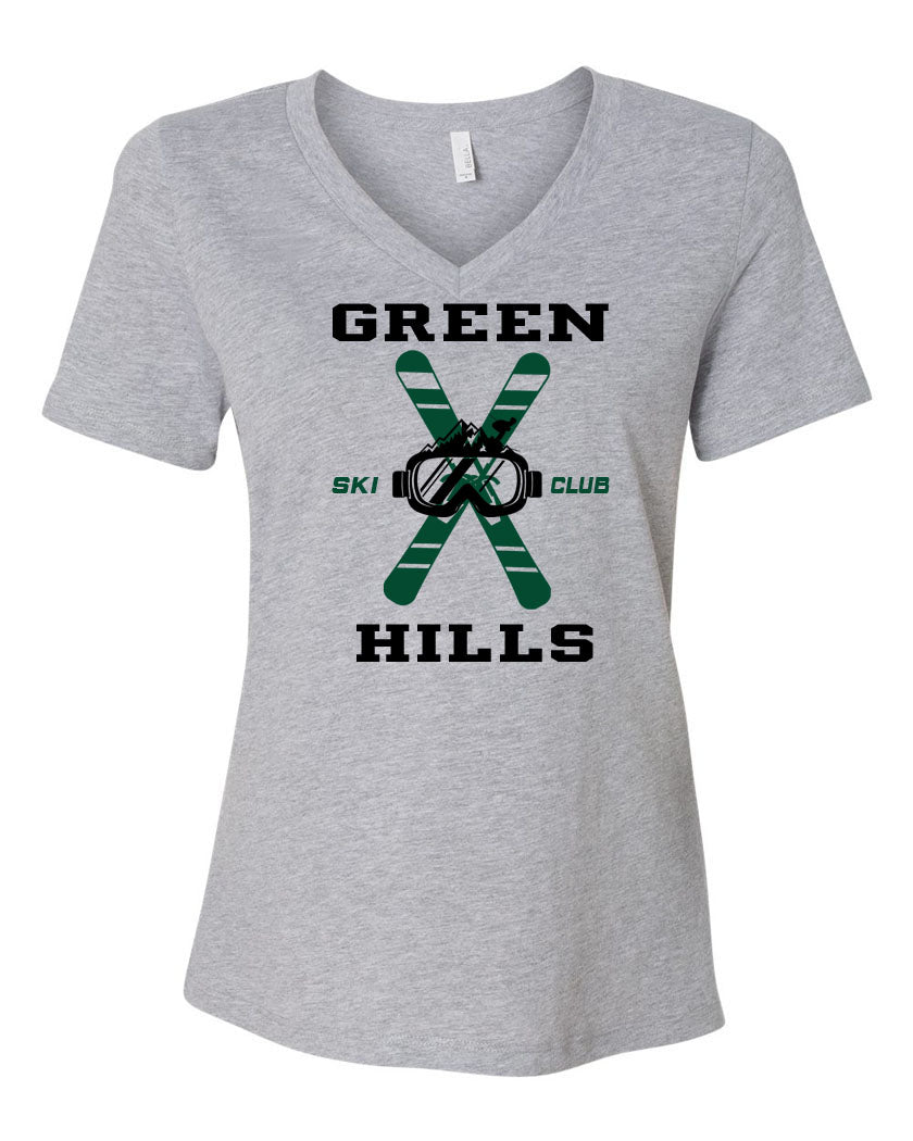Green Hills Ski Club Design 2 V-Neck