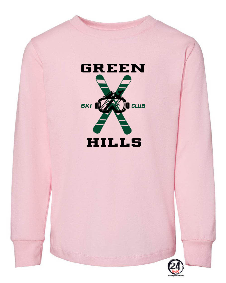 Green Hills Ski Club design 2 Long Sleeve Shirt