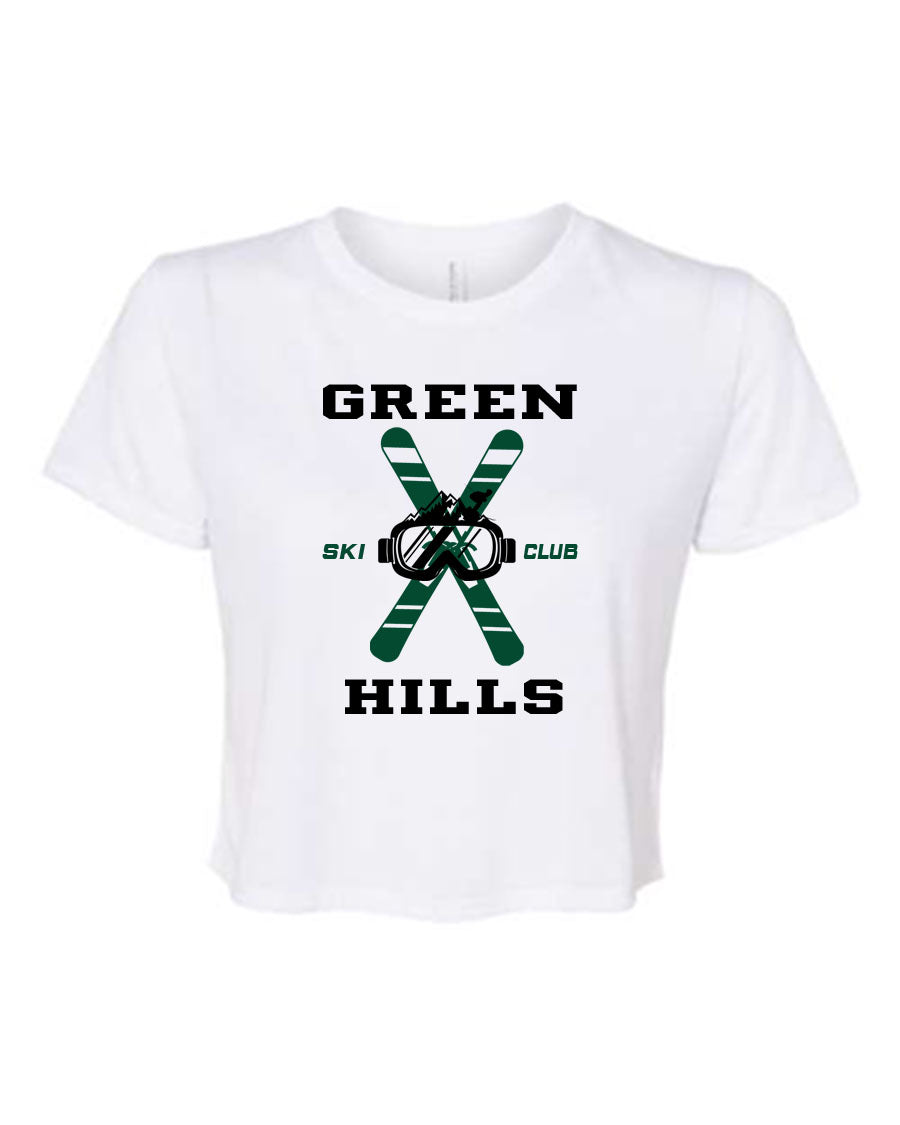 Green Hills Ski Club Design 2 crop top
