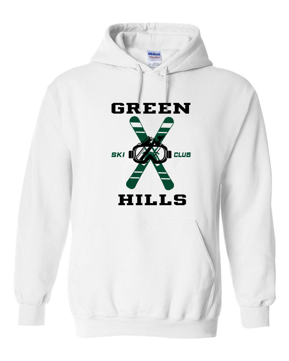 Green Hills Ski Club Design 2 Hooded Sweatshirt