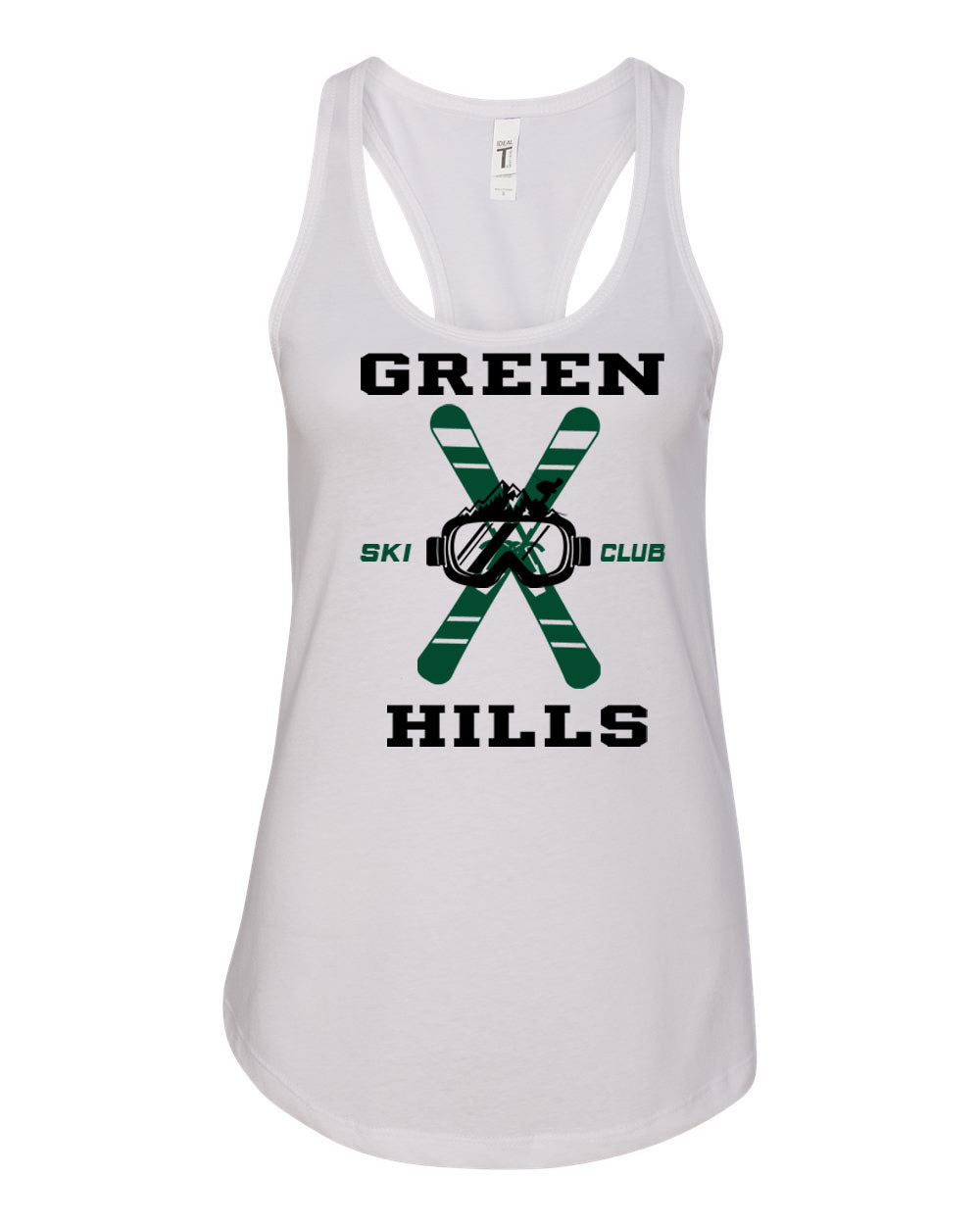 Green Hills Ski Club design 2 Tank Top