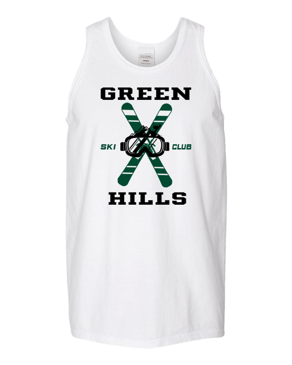 Green Hills Ski Club design 2 Muscle Tank Top