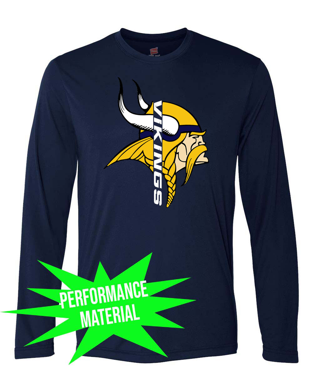 Glen Meadow Performance Material Long Sleeve Shirt Design 4