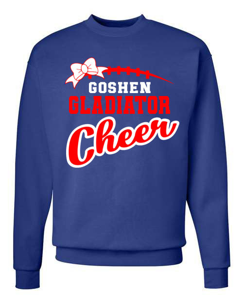 Goshen Cheer Design 13 non hooded sweatshirt