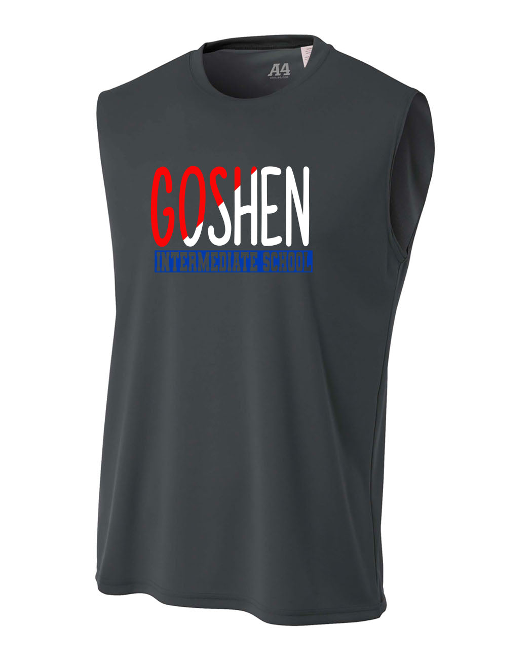 Goshen School Design 3 Men's performance Tank Top