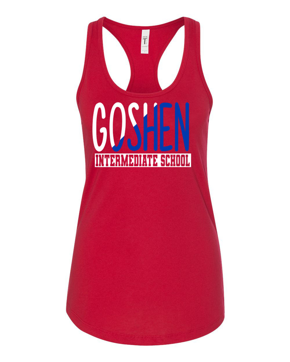 Goshen School Design 3 Racerback Tank Top