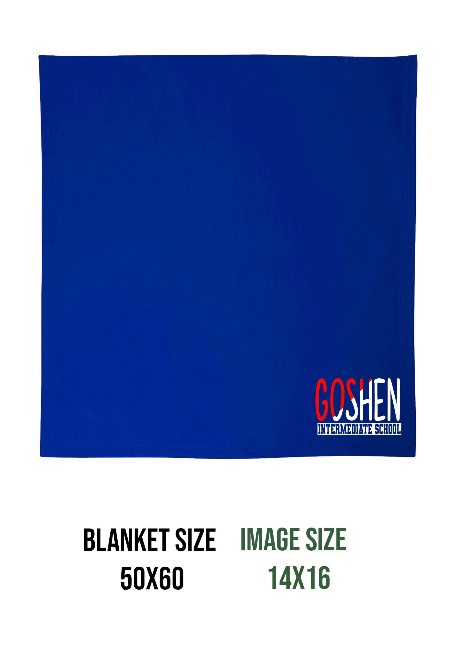 Goshen School Design 3 Blanket