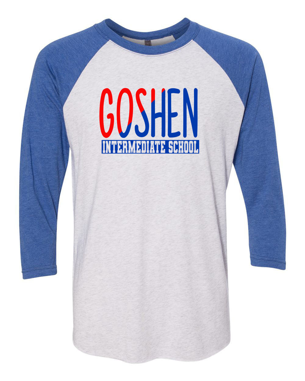 Goshen School Design 3 raglan shirt