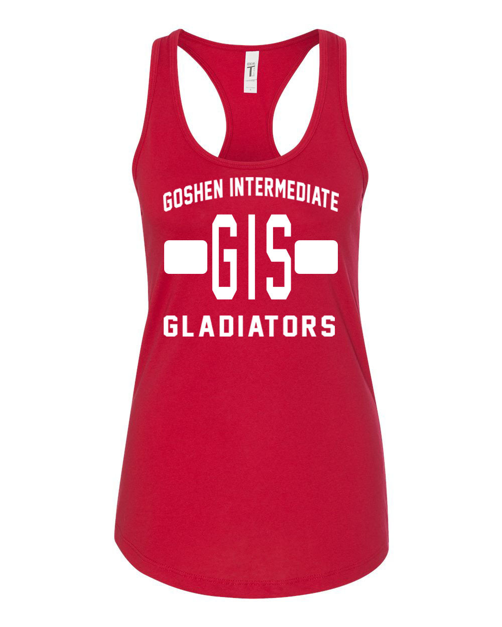 Goshen School Design 6 Racerback Tank Top
