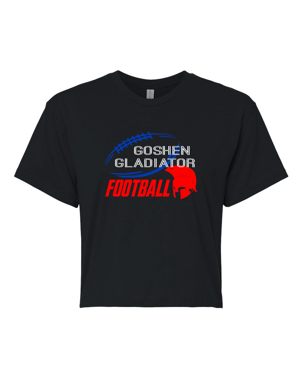 Goshen Football Design 6 Crop Top