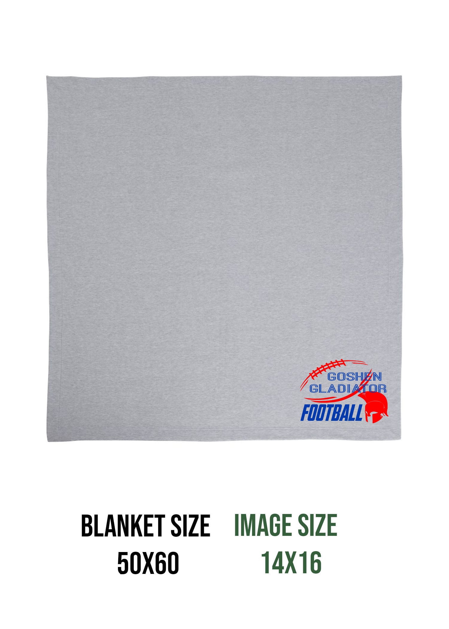 Goshen Football Design 6 Blanket