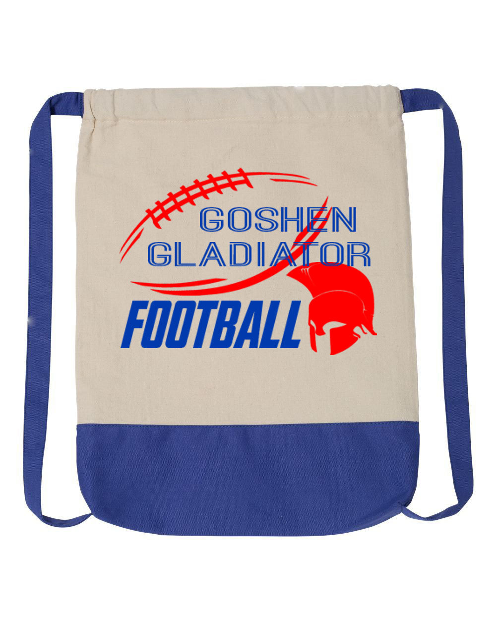 Goshen Football design 6 Drawstring Bag