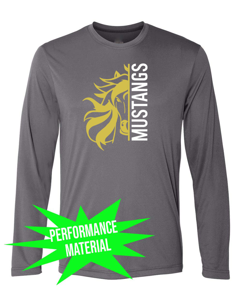 Green Hills Performance Material Long Sleeve Shirt Design 11