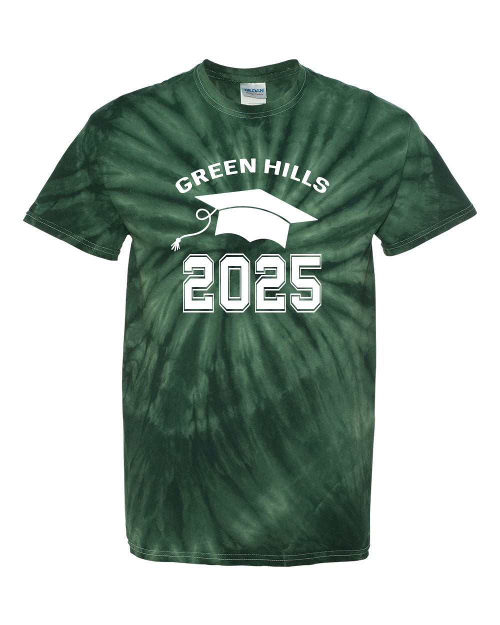 Green Hills 2025 Tie Dye t-shirt Design 1