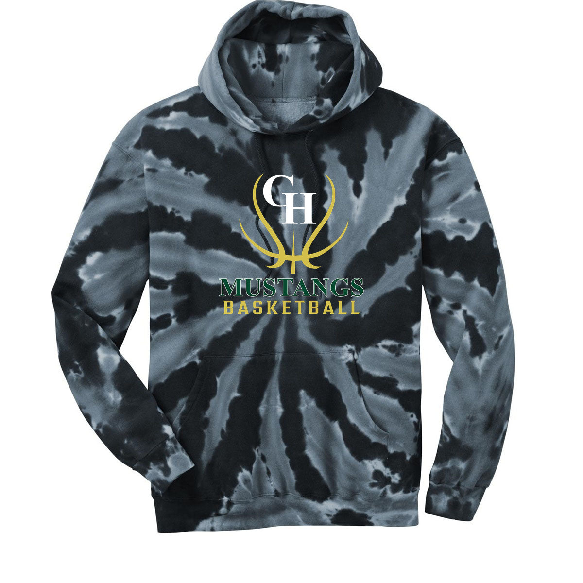 Green Hills Tie-Dye Hooded Sweatshirt Design 7
