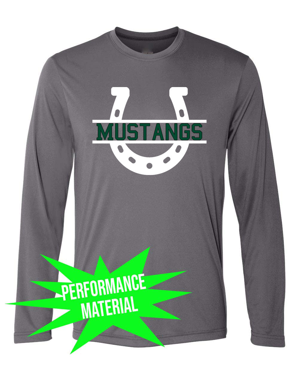 Green Hills Performance Material Long Sleeve Shirt Design 12