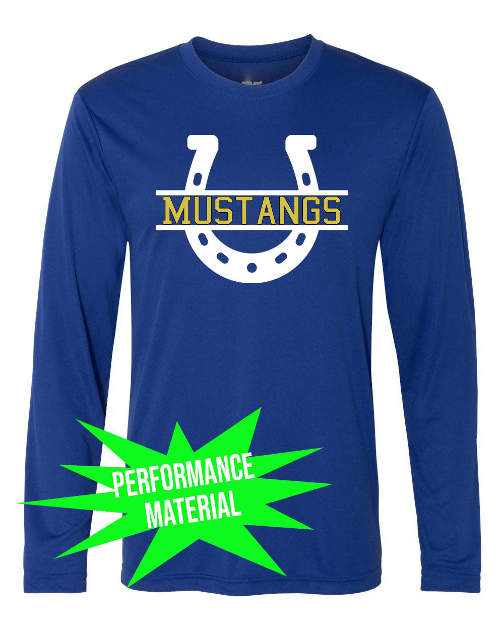 Green Hills Performance Material Long Sleeve Shirt Design 12