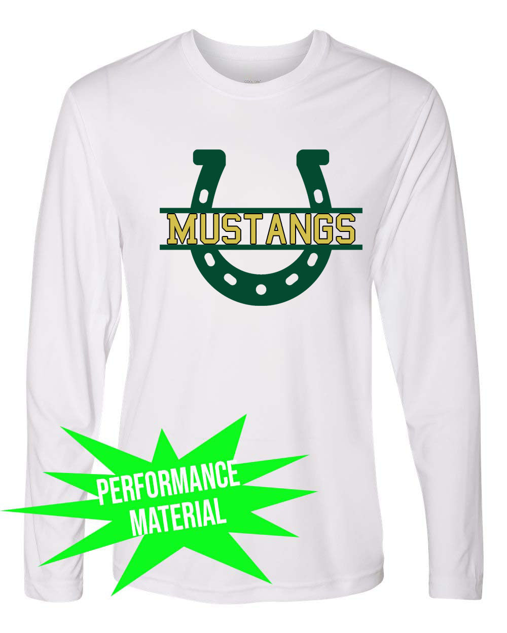 Green Hills Performance Material Long Sleeve Shirt Design 12