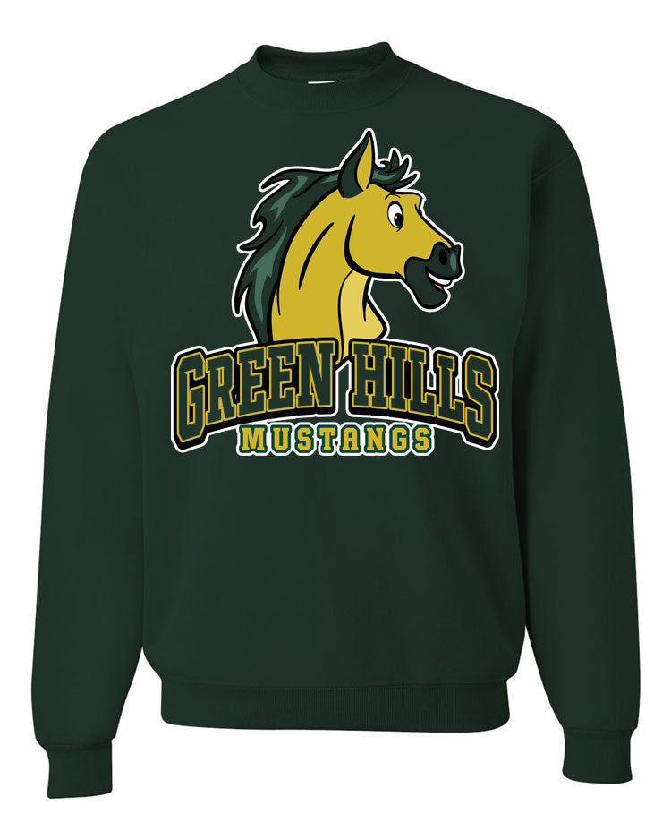 Green Hills Design 14 non hooded sweatshirt