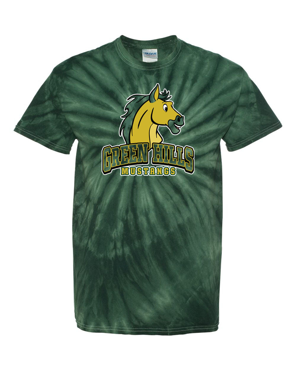Green Hills Tie Dye t-shirt Design 14