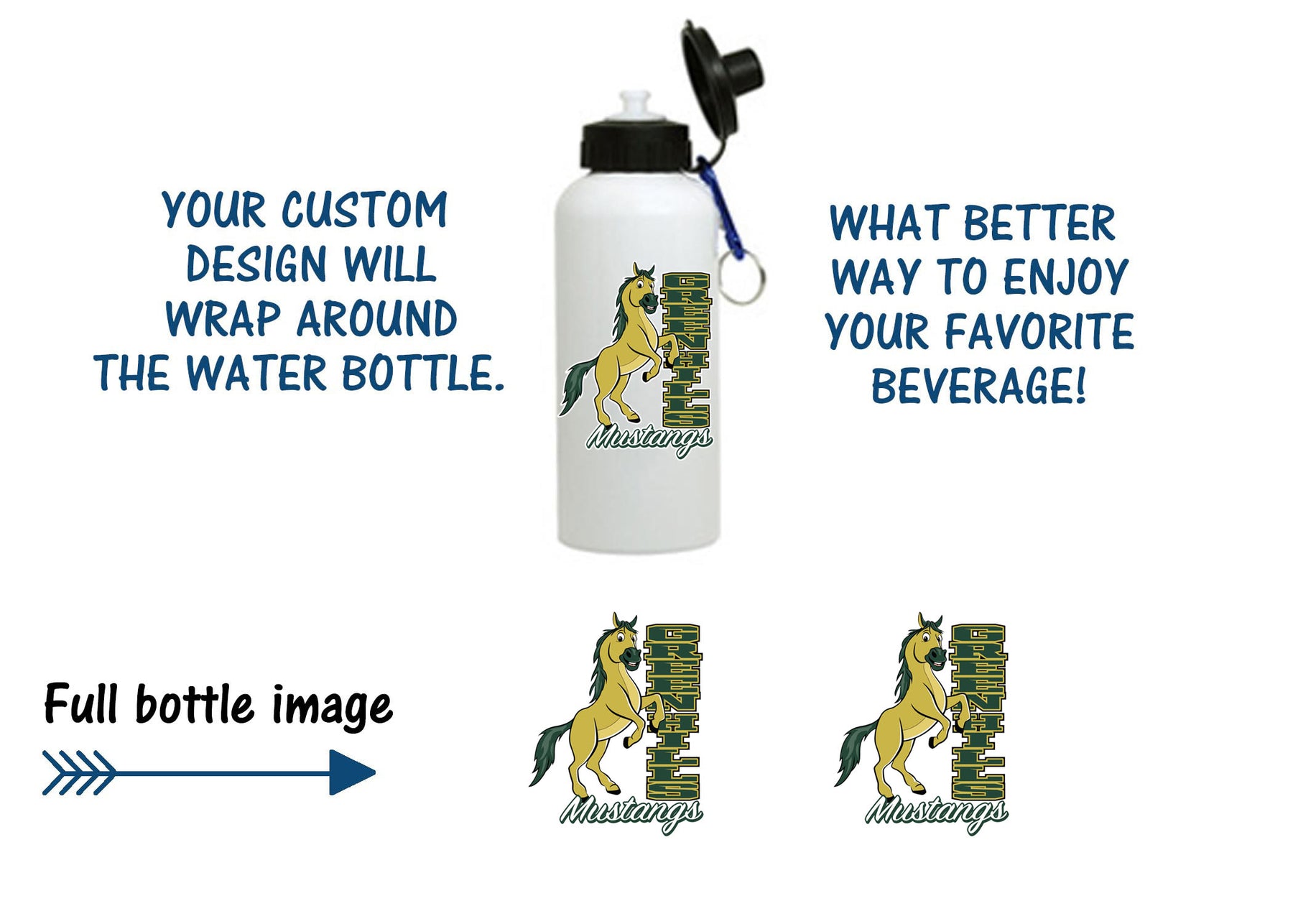 Green Hills Design 15 Water Bottle