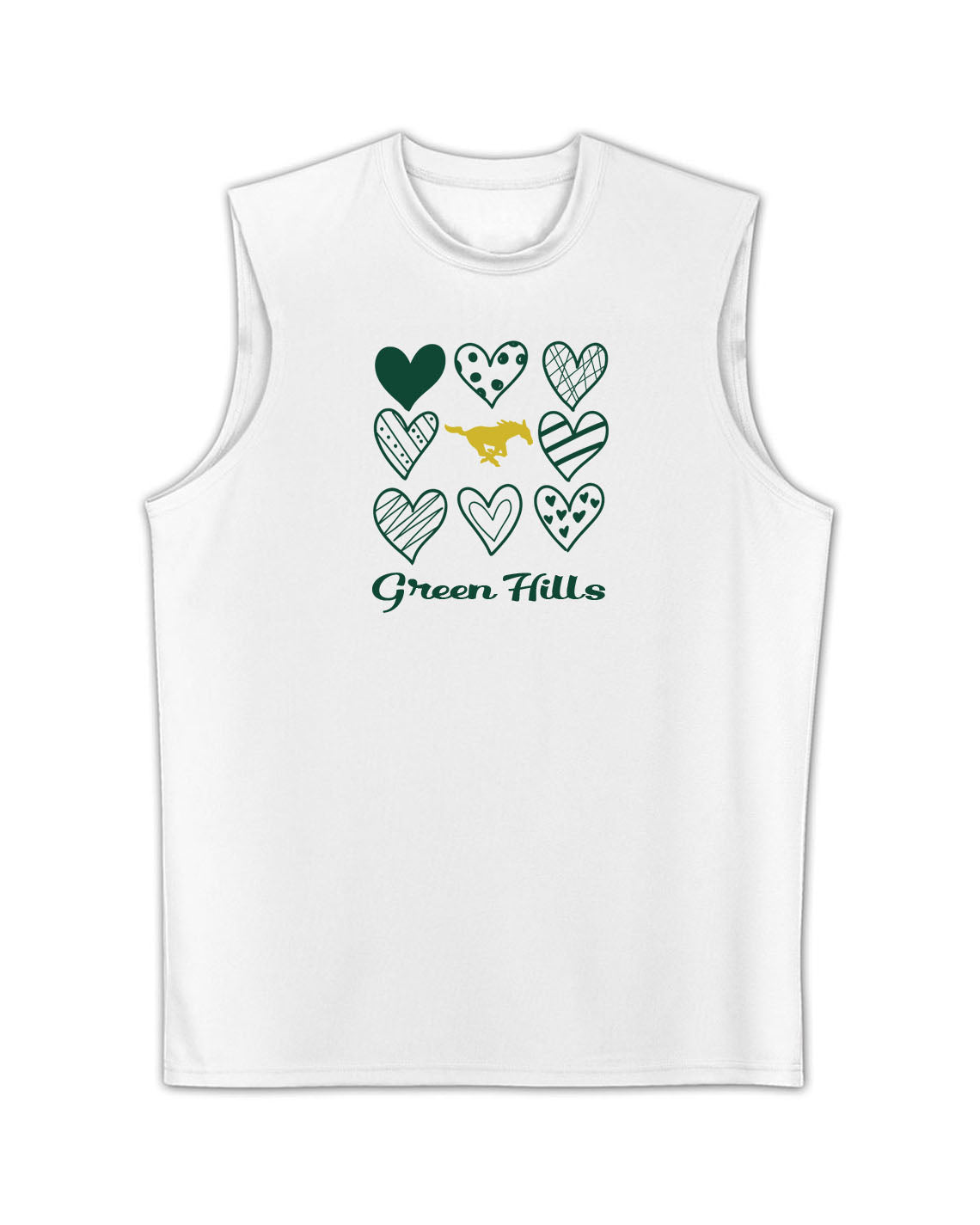 Green Hills Men's Performance Tank Top Design 18