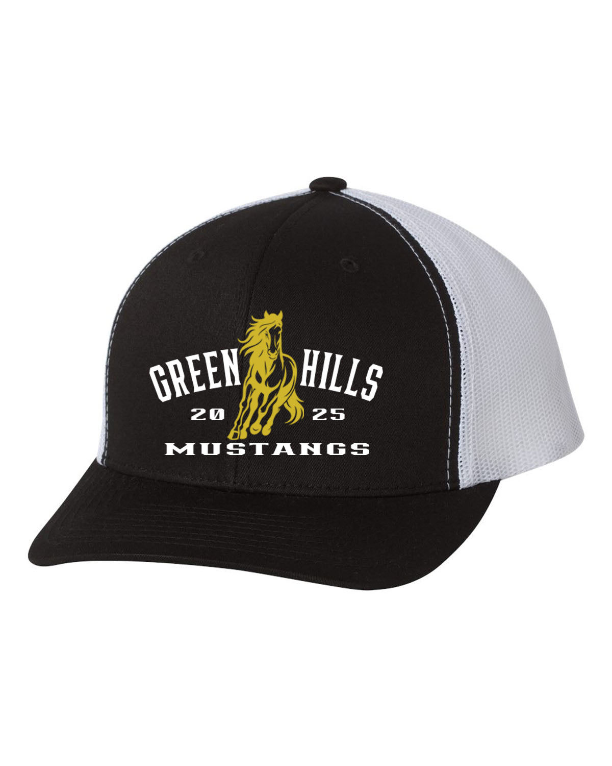 Green Hills Trucker Hat Design 20