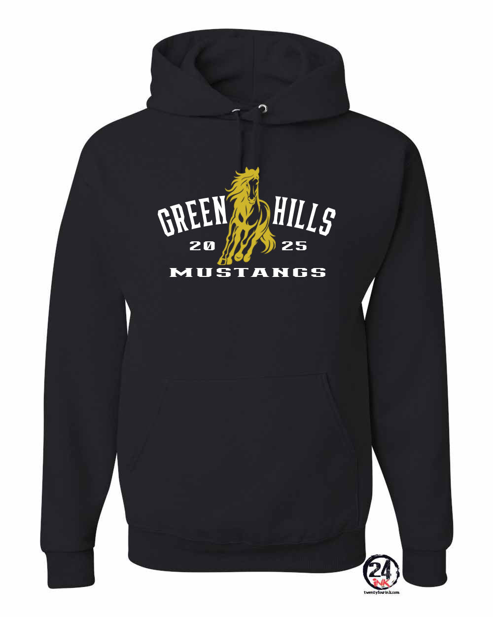 Green Hills Hooded Sweatshirt Design 20