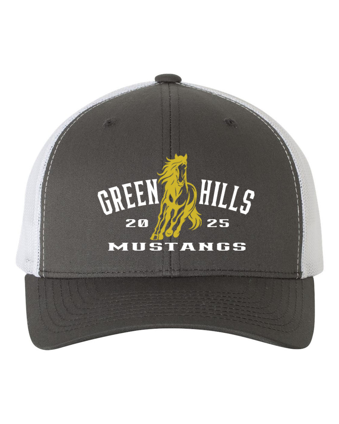 Green Hills Trucker Hat Design 20