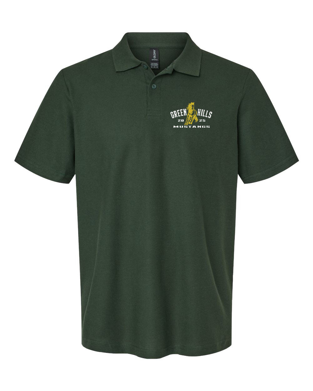Green Hills Polo T-Shirt Design 20
